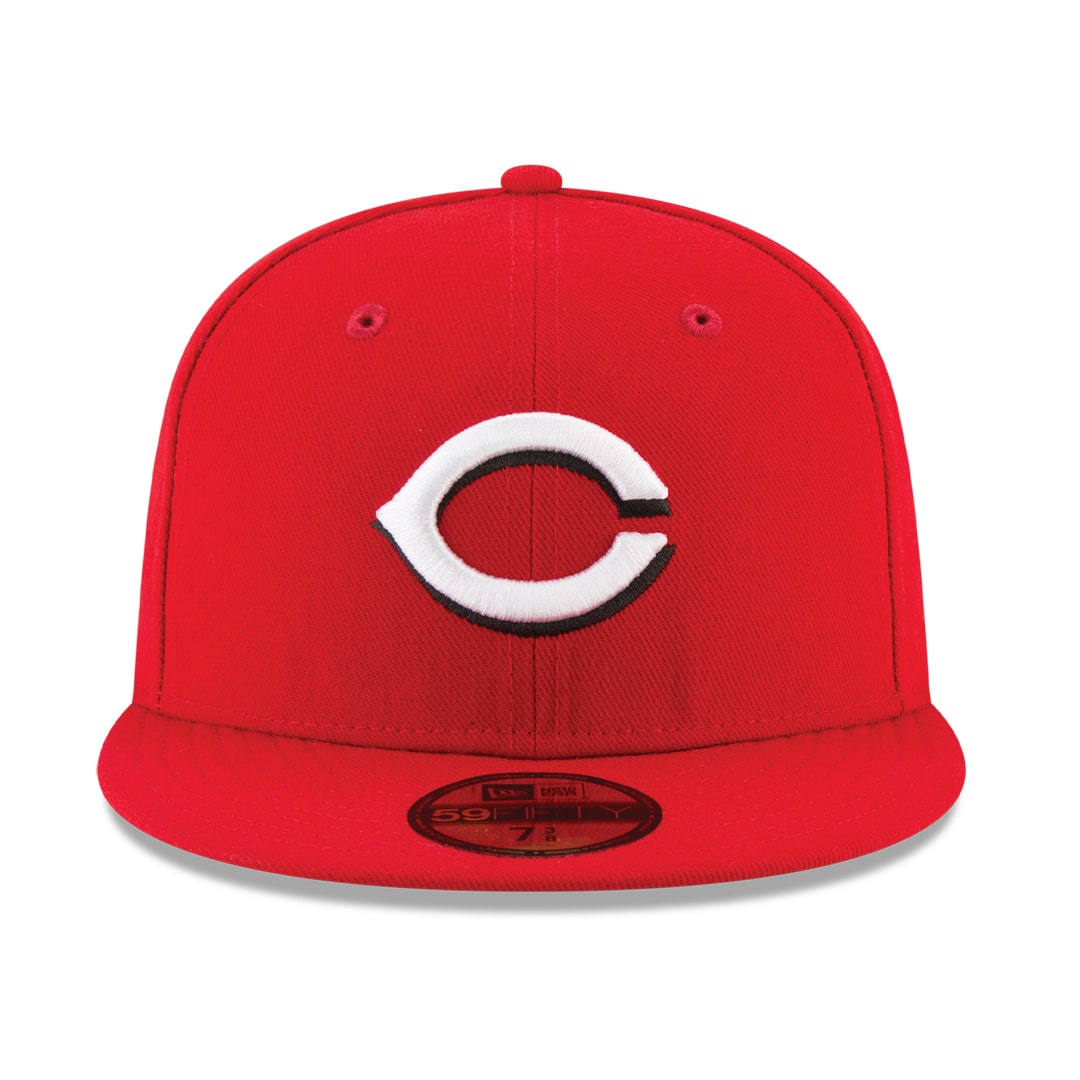 New Era 59FIFTY Cincinnati Reds Home Authentic Collection On-Field Fitted Hat - Red product image 2, provided for visual