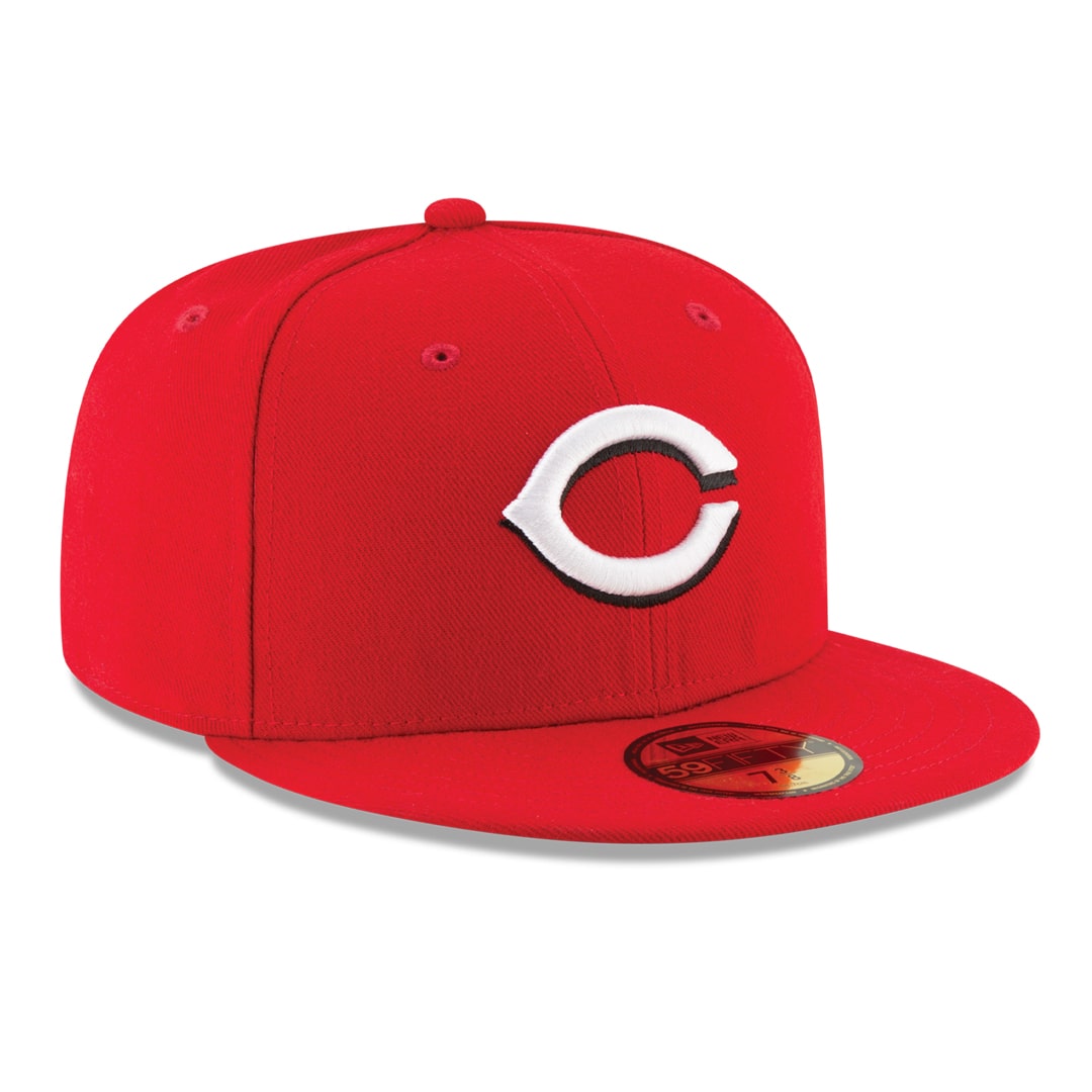 New Era 59FIFTY Cincinnati Reds Home Authentic Collection On-Field Fitted Hat - Red product image 5, provided for visual