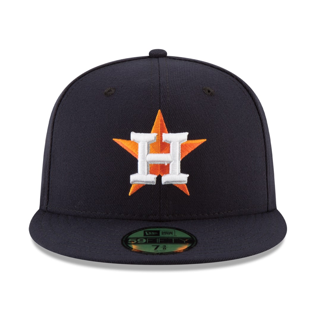 New Era 59FIFTY Houston Astros Home Authentic Collection On Field Fitted Hat - Navy product image 2, provided for visual