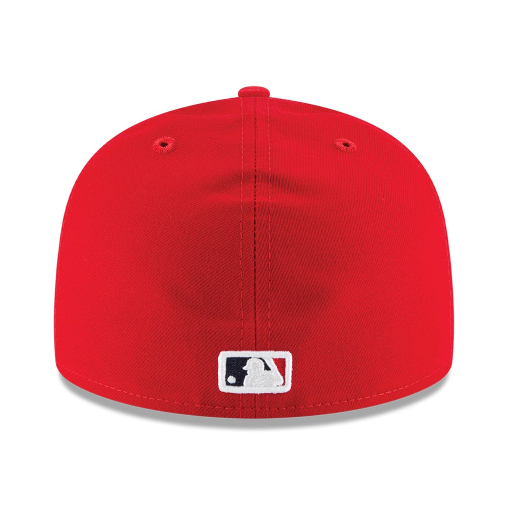 New Era 59FIFTY Los Angeles Angels of Anaheim Game Authentic Collection On-Field Fitted Hat - Red product image 3, provided