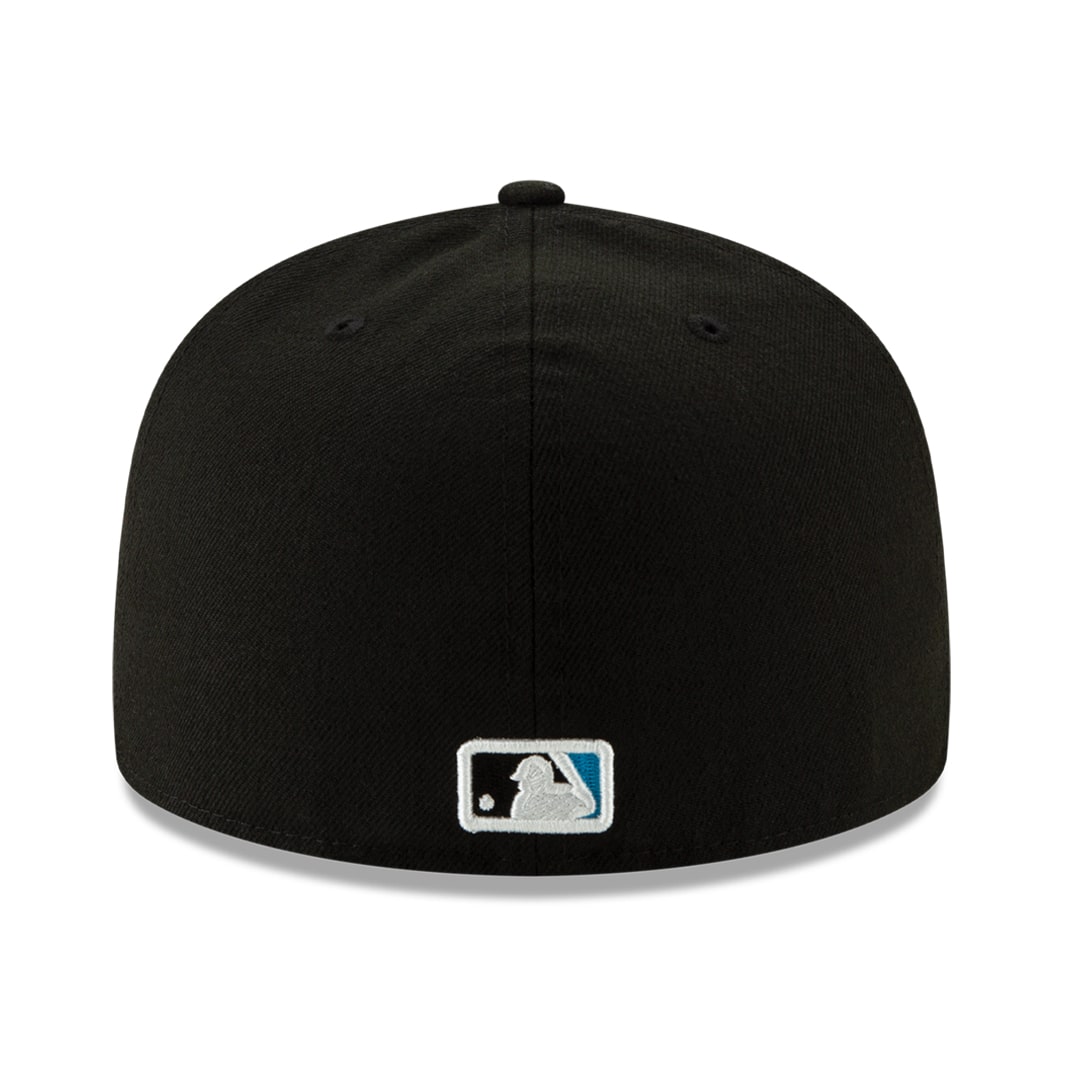 New Era 59FIFTY Miami Marlins Game Authentic Collection On Field Fitted Hat - Black product image 2, provided for visual