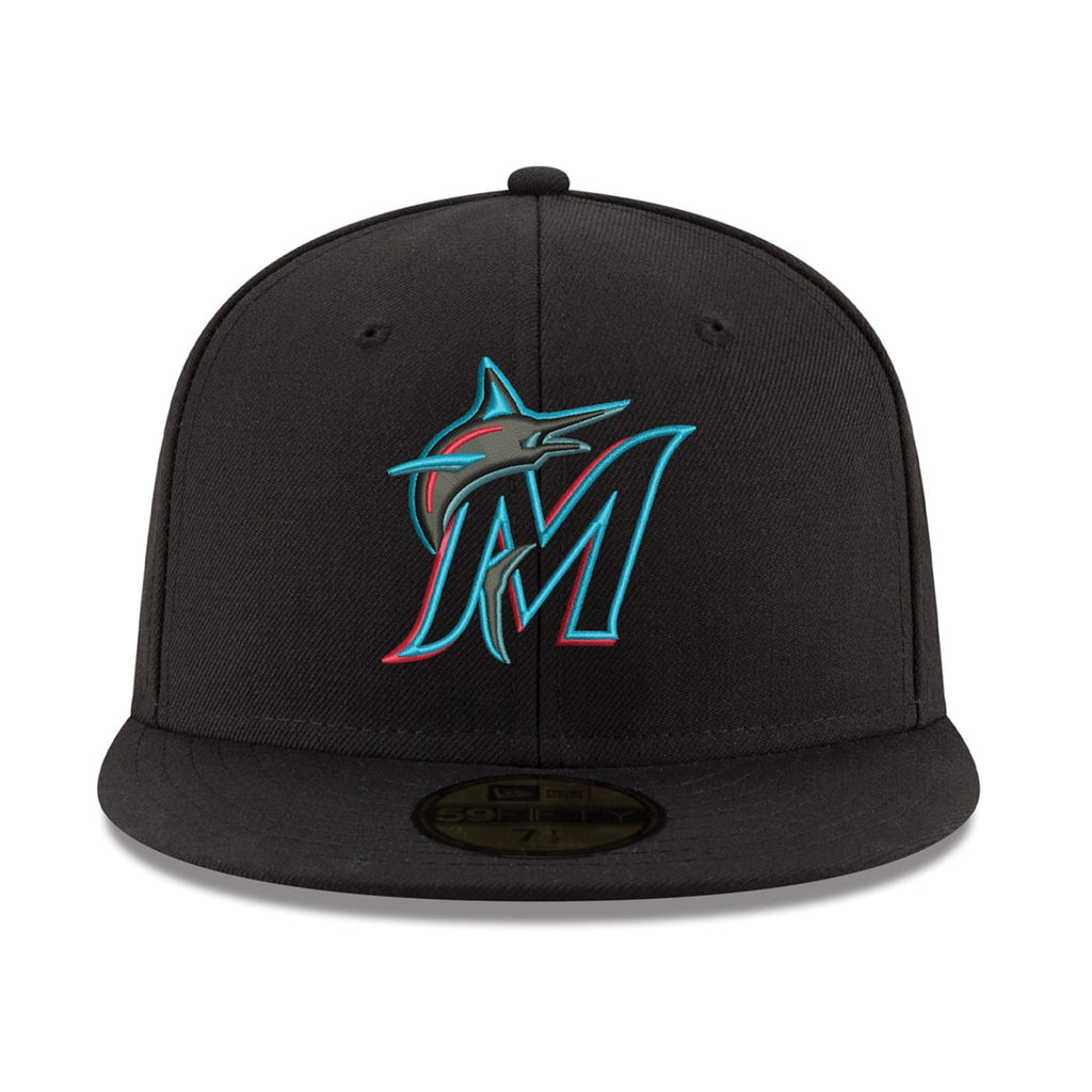 New Era 59FIFTY Miami Marlins Game Authentic Collection On Field Fitted Hat - Black product image 3, provided for visual