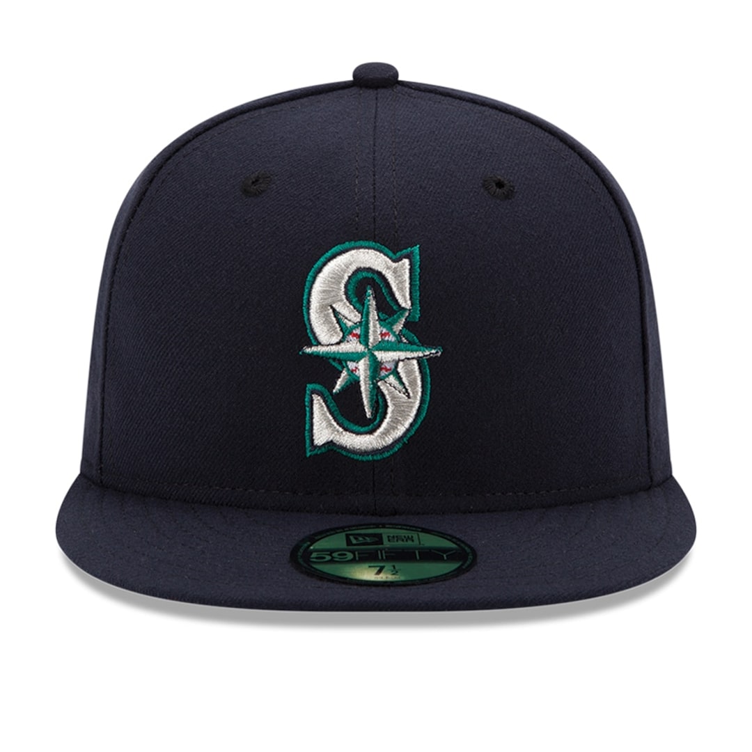 Seattle Mariners New Era Authentic Collection On-Field 59FIFTY Fitted Hat product image 4, provided for visual reference and