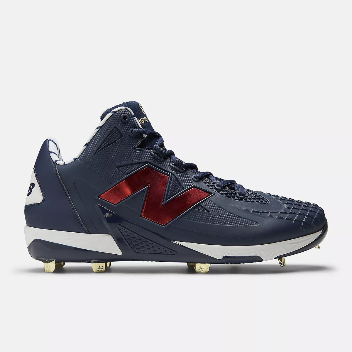 New Balance FuelCell Ohtani v1 Metal Baseball Cleats Navy Red MSHO5GO Elite Traction & Energy Return product image 2,