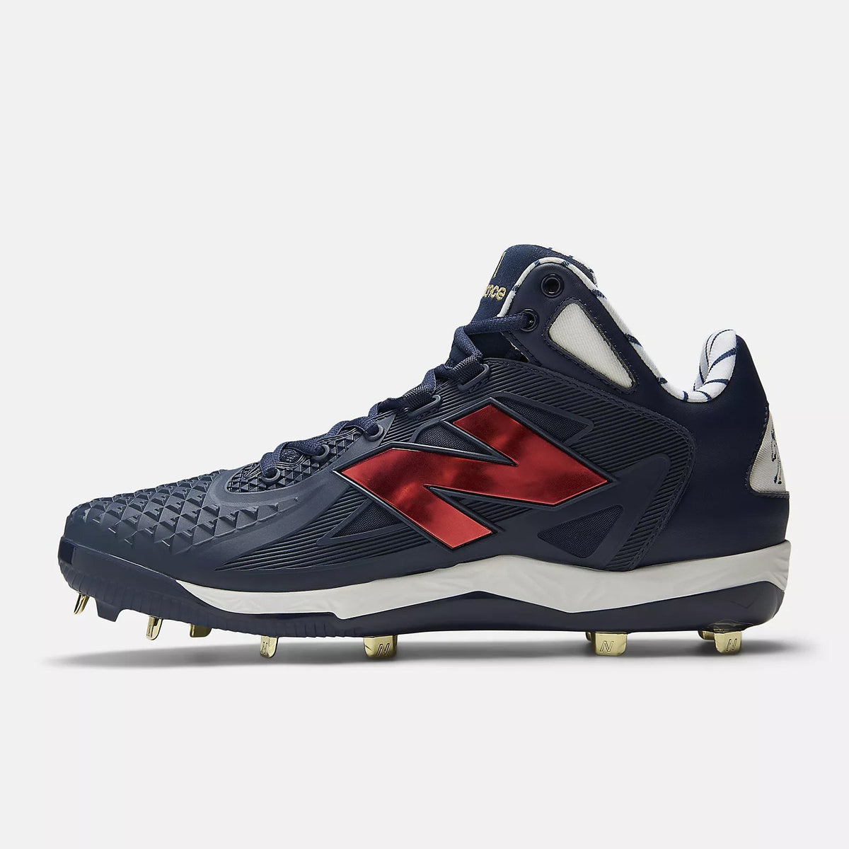 New Balance FuelCell Ohtani v1 Metal Baseball Cleats Navy Red MSHO5GO Elite Traction & Energy Return product image 3,