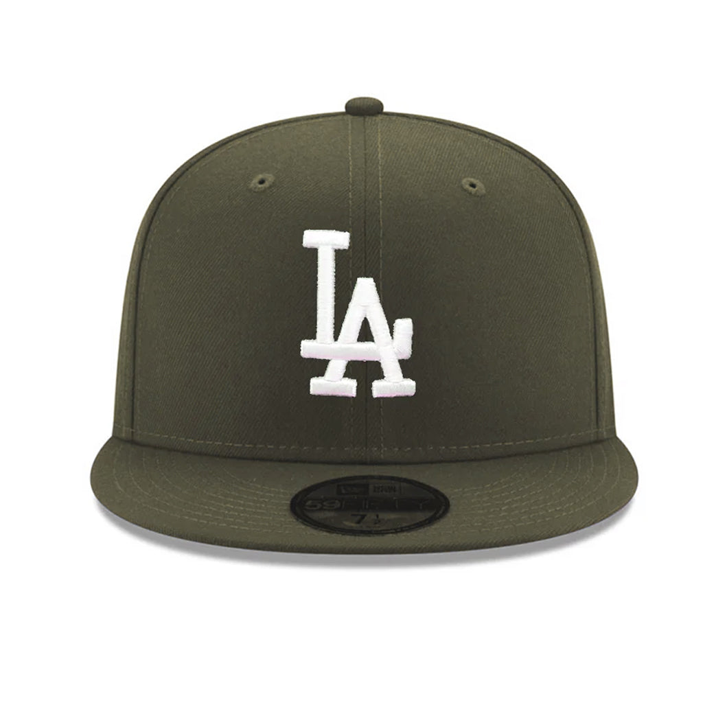 Los Angeles Dodgers New Era 59FIFTY World Series Champions SP24 Fitted Hat - Olive product image 3, provided for visual