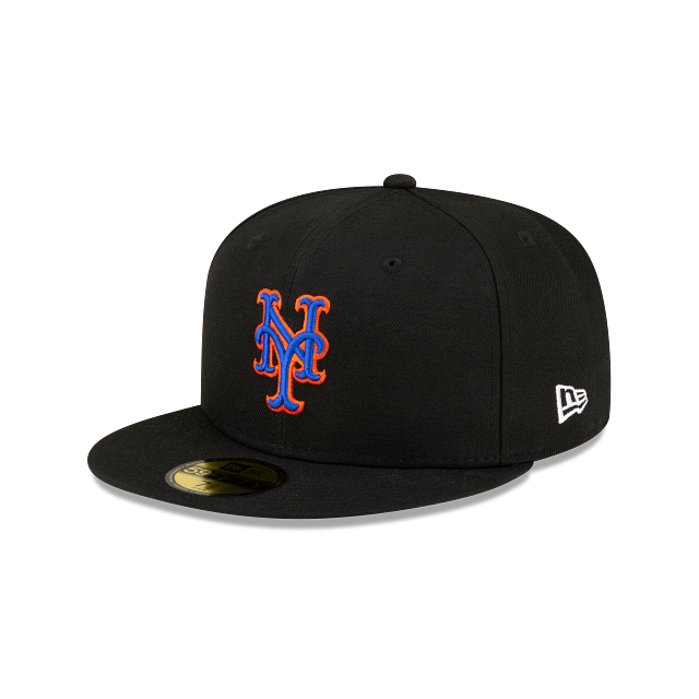 New York Mets New Era Black Alternate 2 Authentic Collection On Field 59FIFTY Fitted Hat product image 1, provided for