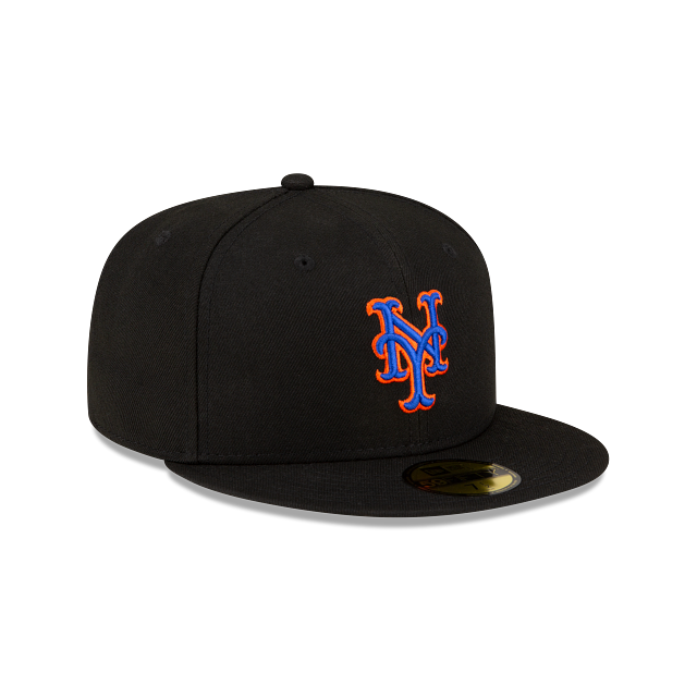 New York Mets New Era Black Alternate 2 Authentic Collection On Field 59FIFTY Fitted Hat product image 2, provided for