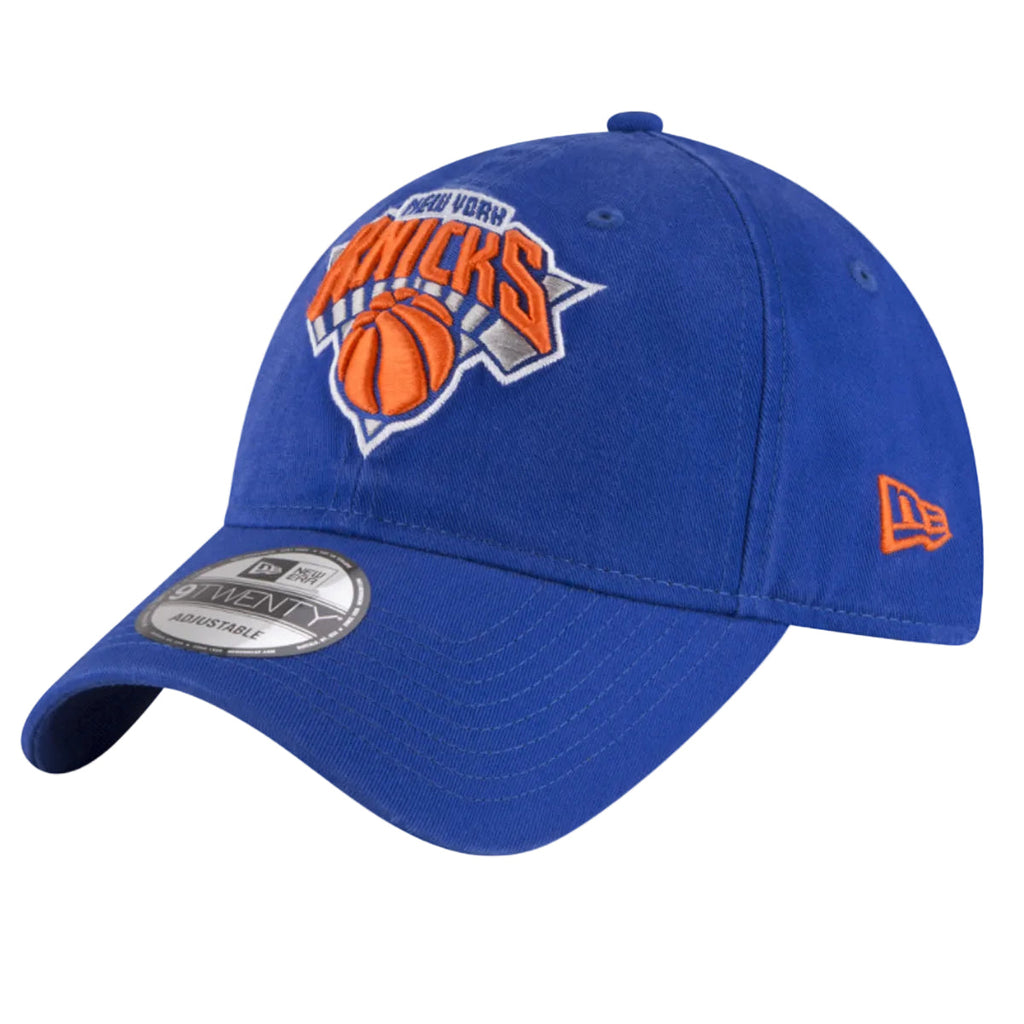 New Era New York Knicks Core Classics 2.0 Cap – Adjustable 9TWENTY NBA Hat | Royal Blue product image 1, provided for visual