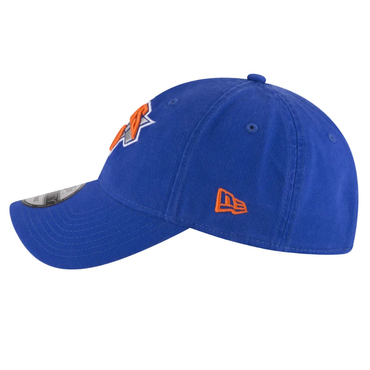 New Era New York Knicks Core Classics 2.0 Cap – Adjustable 9TWENTY NBA Hat | Royal Blue product image 3, provided for visual