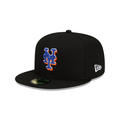 New York Mets New Era Black Alternate Authentic Collection On Field 59FIFTY Fitted Hat product image 1, provided for visual