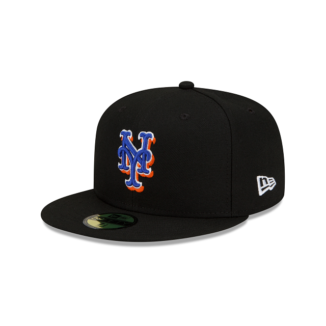 New York Mets New Era Black Alternate Authentic Collection On Field 59FIFTY Fitted Hat product image 1, provided for visual
