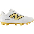 New Balance Fresh Foam 3000v7 Molded Cleats – Black/White (PL3000) product image 1, provided for visual reference and