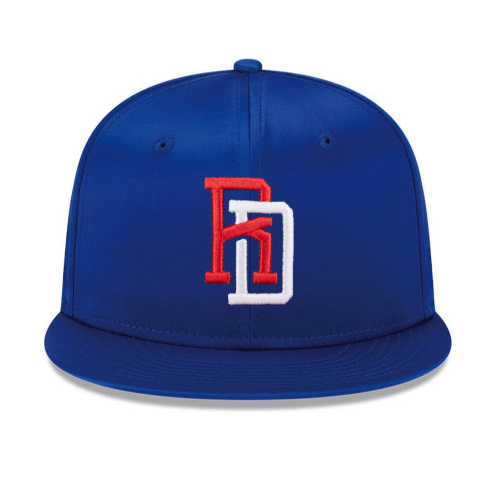 New Era 59FIFTY FEDRED República Dominicana Fitted Hat – Royal Blue and Black product image 1, provided for visual reference