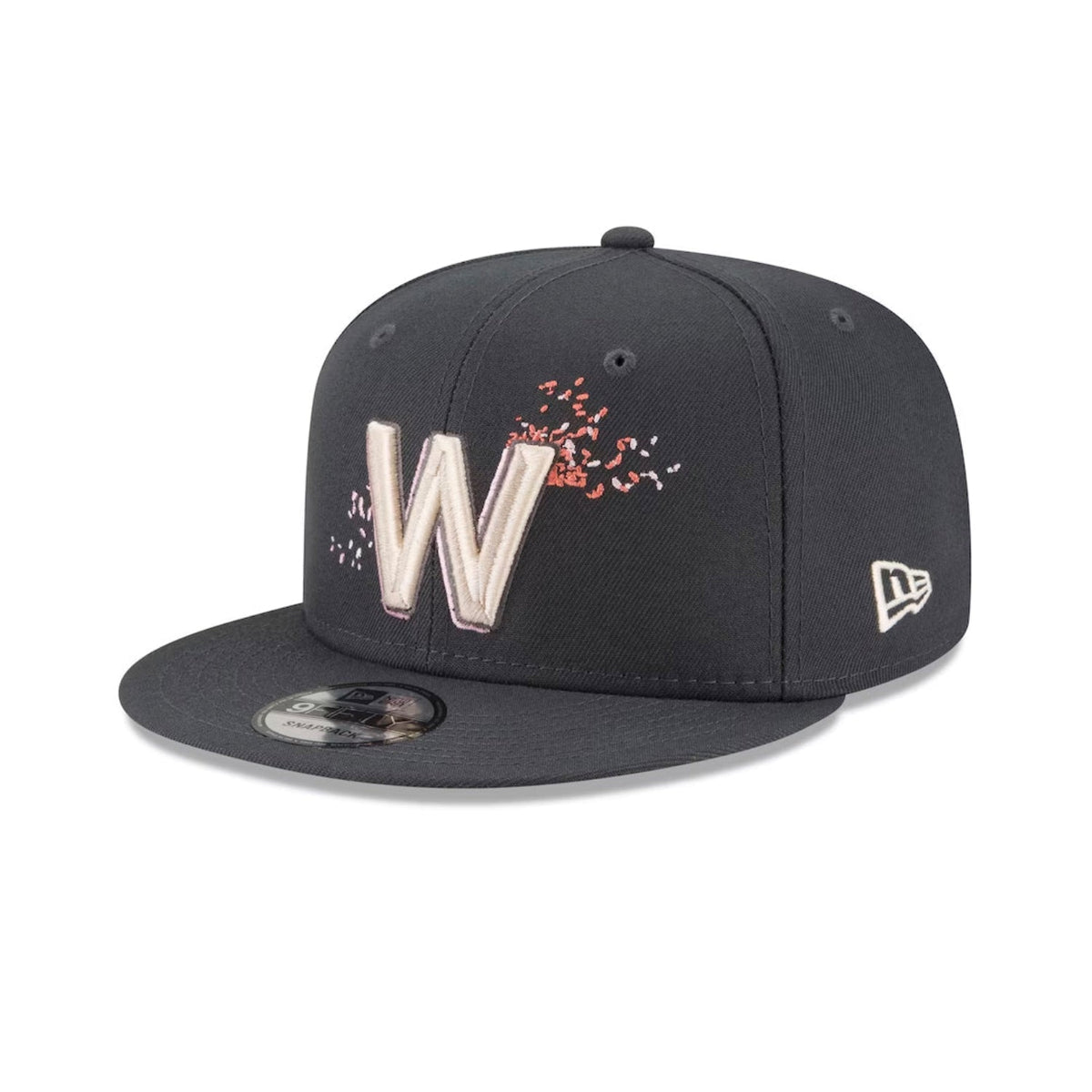 New Era 9FIFTY Washington Nationals City Connect Snapback Hat - Graphite product image 1, provided for visual reference and