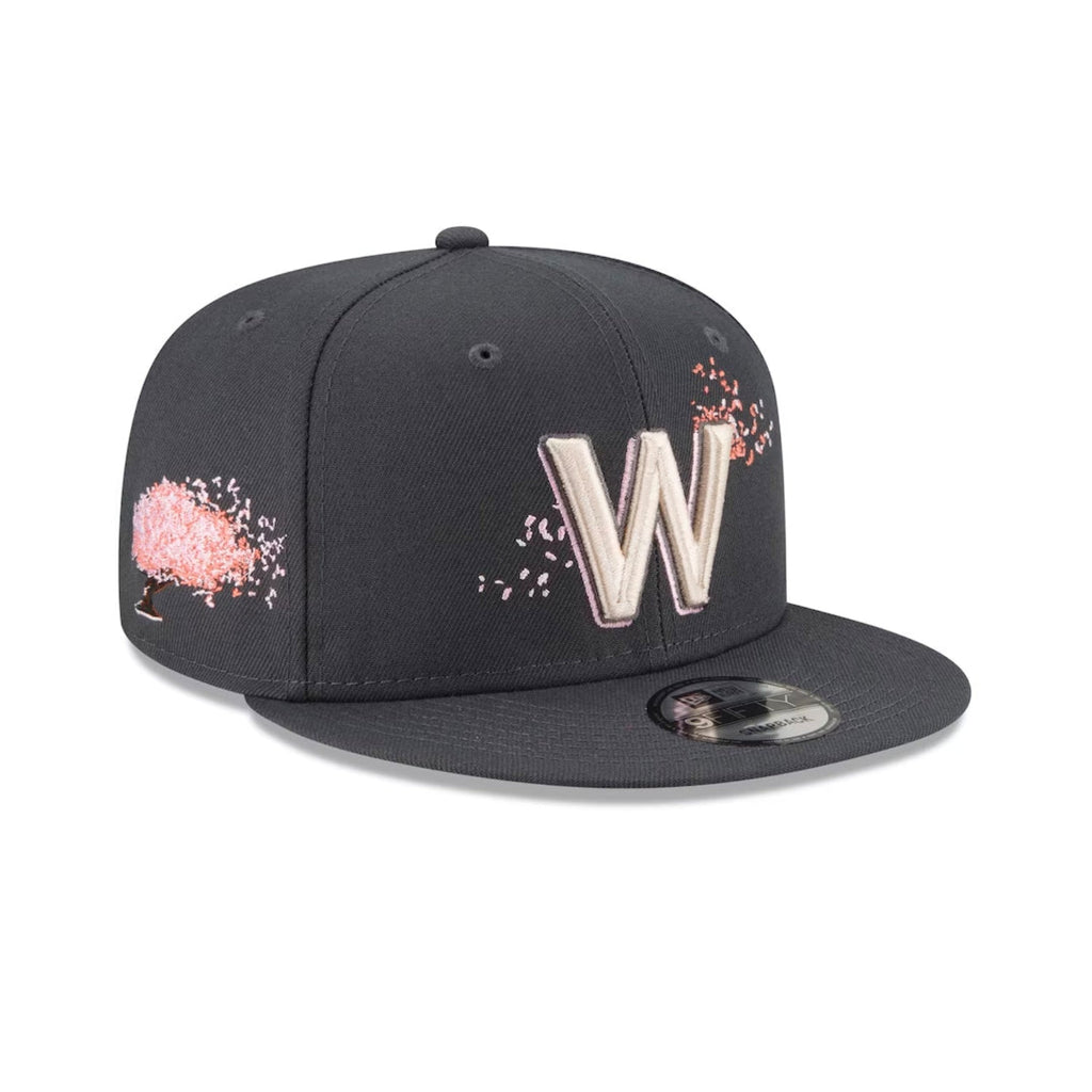 New Era 9FIFTY Washington Nationals City Connect Snapback Hat - Graphite product image 2, provided for visual reference and