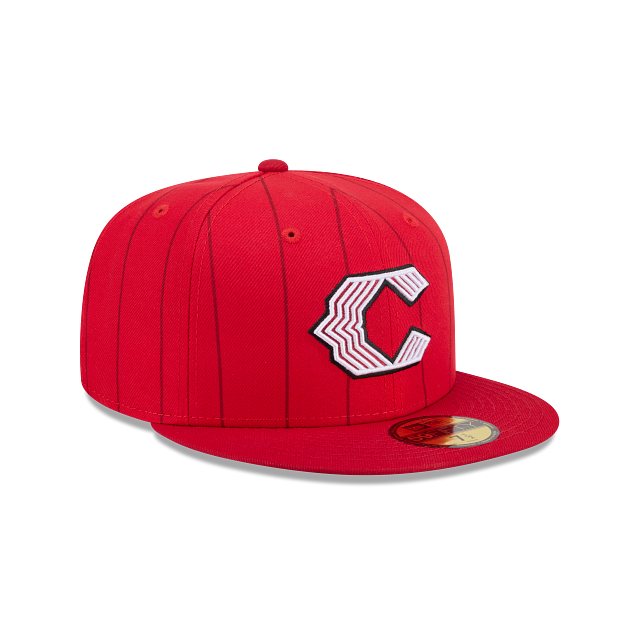New Era Cincinnati Reds 2026 City Connect 59FIFTY Fitted Cap Red – Authentic MLB Fitted Hat with Pinstripe Design product