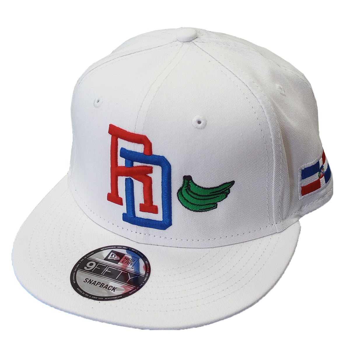 New Era Snapback White Cap - RD Platano Power product image 1, provided for visual reference and product detail review