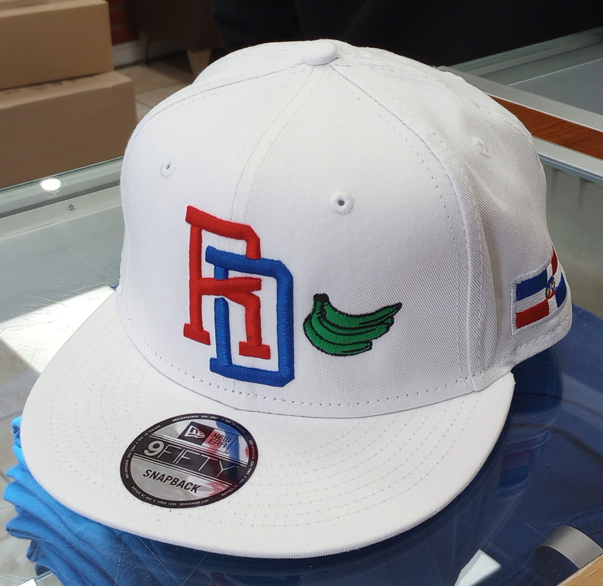New Era Snapback White Cap - RD Platano Power product image 5, provided for visual reference and product detail review
