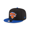 New York Knicks Flat Brim Snapback Hat – Official NBA Adjustable Cap | Black & Blue product image 1, provided for visual