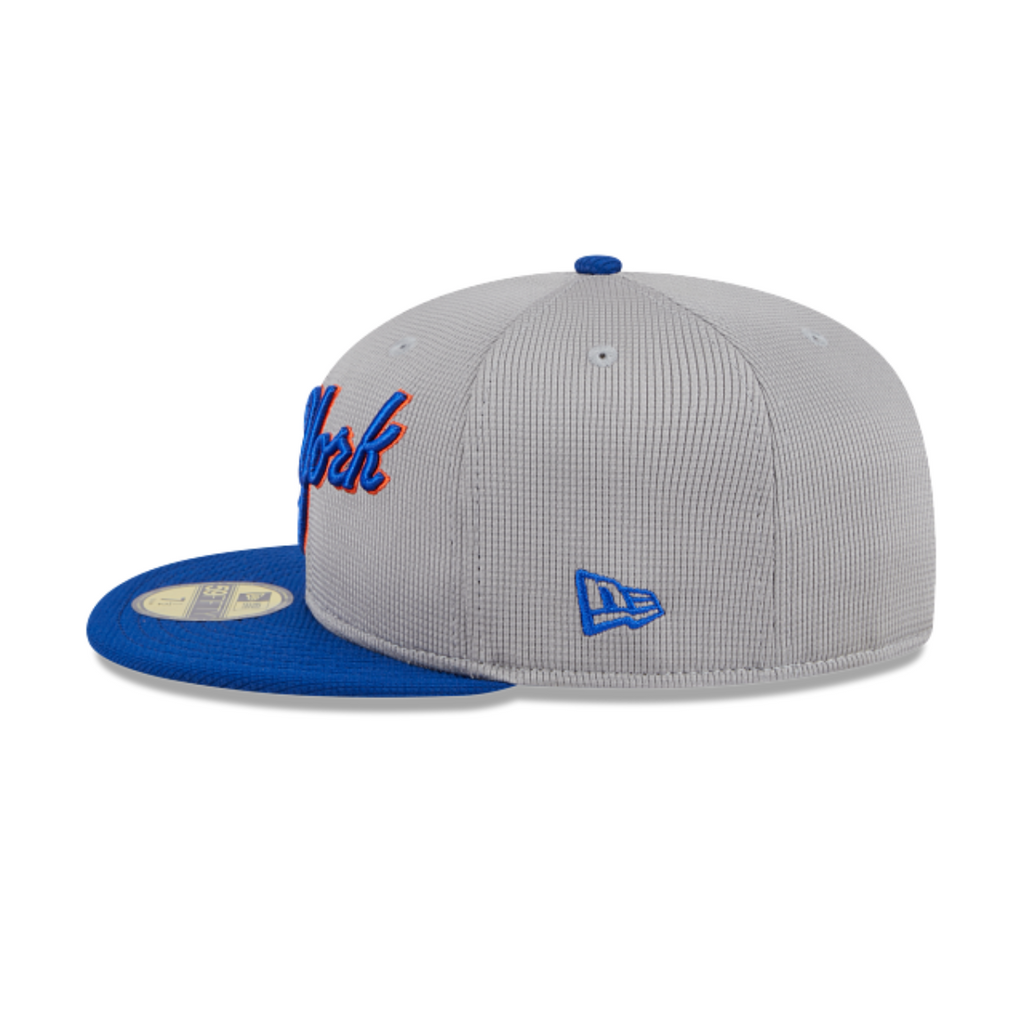 New York Mets New Era Batting Practice 59FIFTY Fitted Hat - Road product image 4, provided for visual reference and product