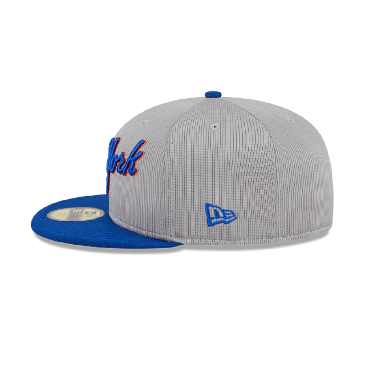 New York Mets New Era Batting Practice 59FIFTY Fitted Hat - Road product image 4, provided for visual reference and product