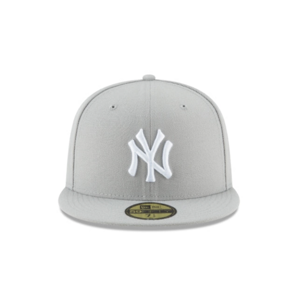 New York Yankees Gray Basic 59FIFTY Fitted product image 4, provided for visual reference and product detail review
