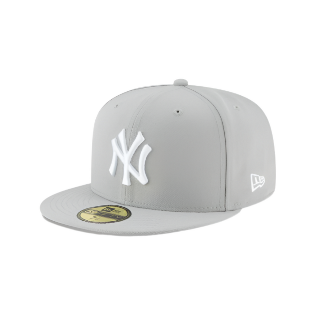 New York Yankees Gray Basic 59FIFTY Fitted product image 1, provided for visual reference and product detail review