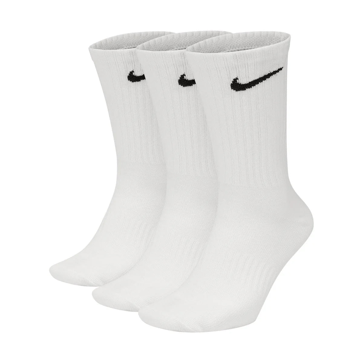 Nike Unisex Everyday Lightweight Dri-FIT Training Crew Socks 3-Pack product image 1, provided for visual reference and