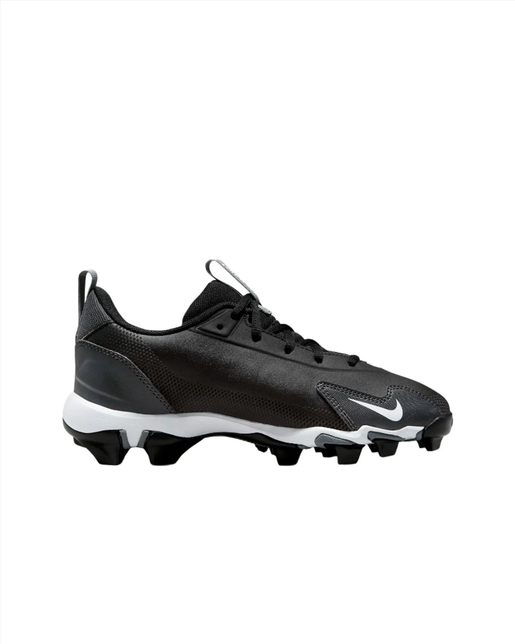Youth Nike Force Trout 9 Keystone Baseball Cleats – Black/White | FB9731 product image 2, provided for visual reference and
