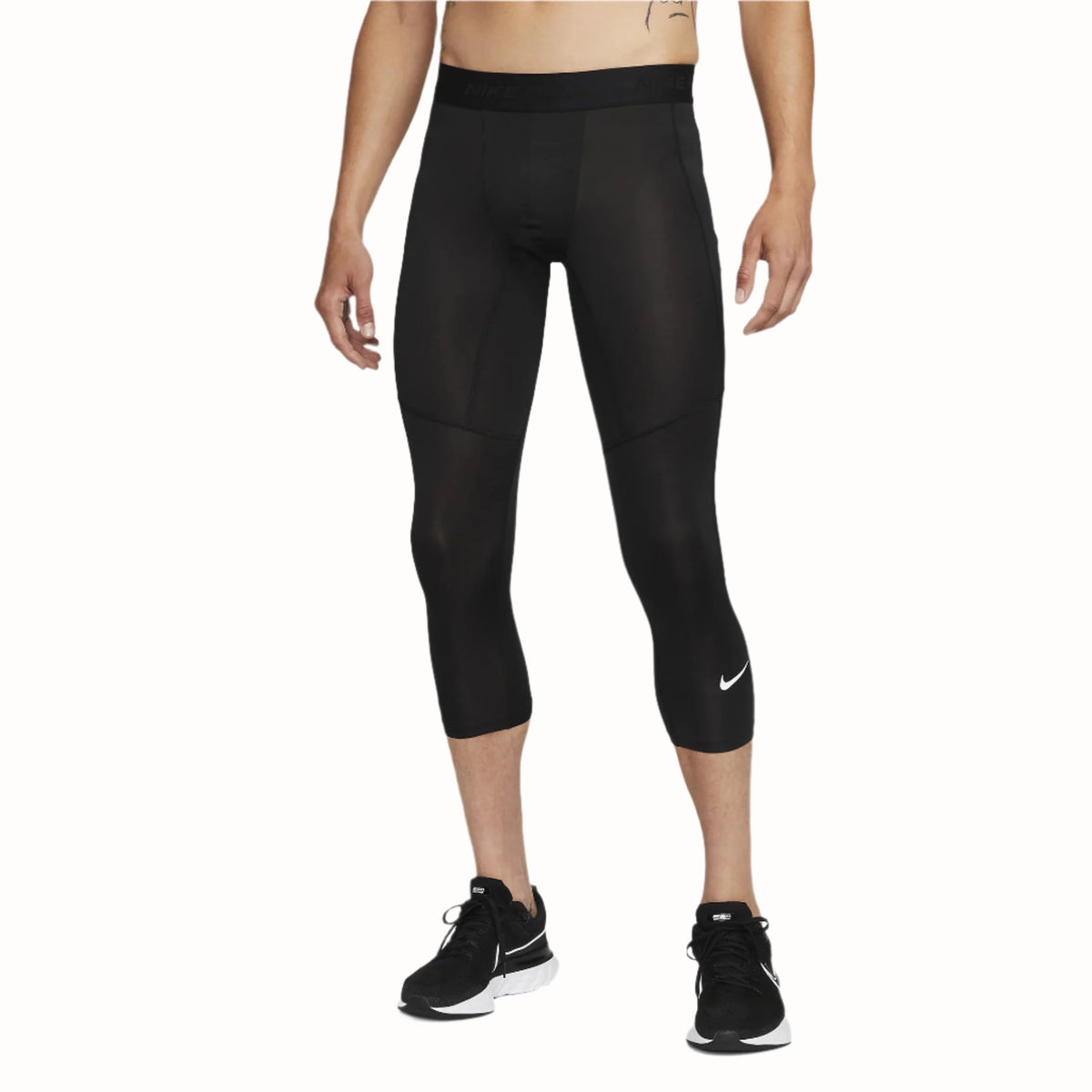 Nike Pro Men Dri-FIT 3/4-Length Fitness Tights - FB7950 product image 2, provided for visual reference and product detail