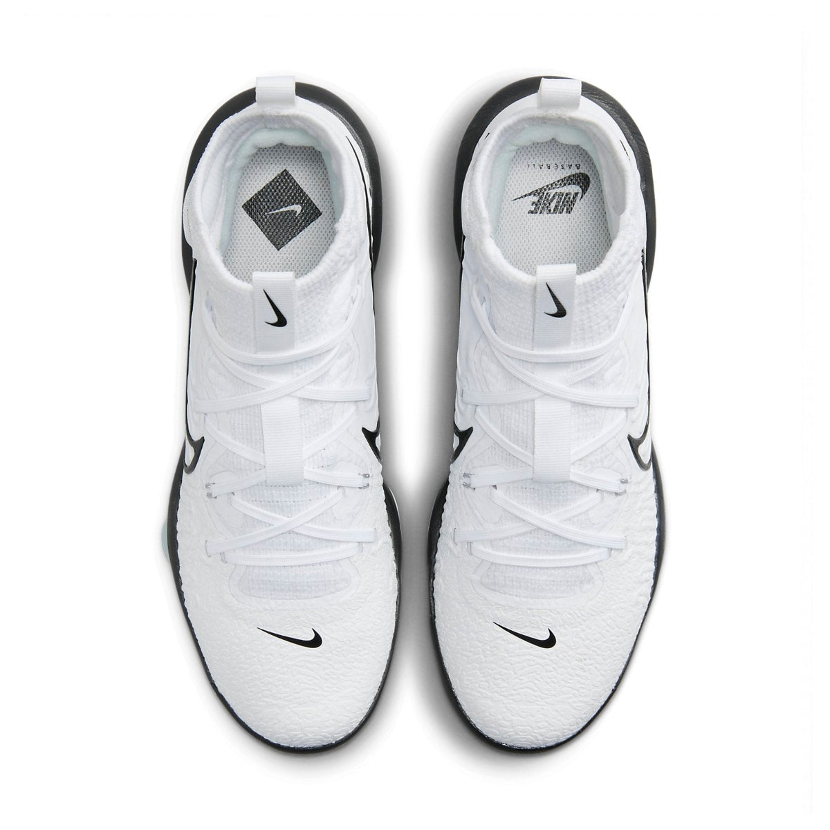 Nike Alpha Huarache NXT MCS Men White Baseball Cleats DJ6519-101 product image 3, provided for visual reference and product