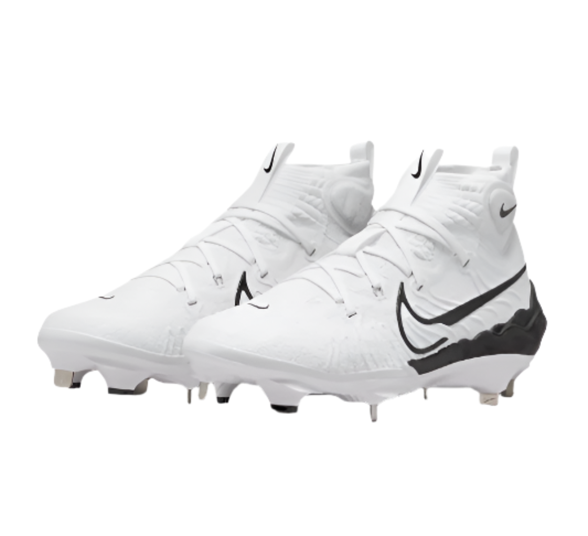 Nike Alpha Huarache NXT Metal Cleats - DJ6517-101 product image 2, provided for visual reference and product detail review