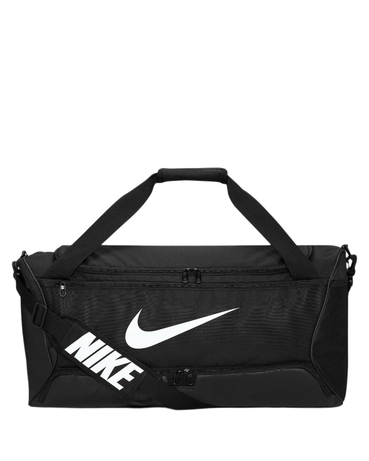 Nike Brasilia 9.5 Training Duffel Bag - Medium Duffel Bag 60L - Black Duffel Bag - Durable Sports Duffel - Travel Bag