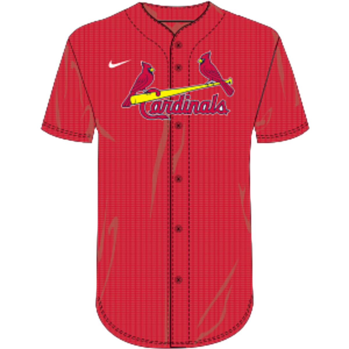 Nike Cardinals Jersey 2020 Red product image 1, provided for visual reference and product detail review