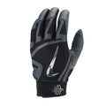 Nike Huarache Elite Black/Grey Batting Glove product image 1, provided for visual reference and product detail review