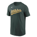 Nike Men Oakland Athletics Green T-Shirt product image 1, provided for visual reference and product detail review