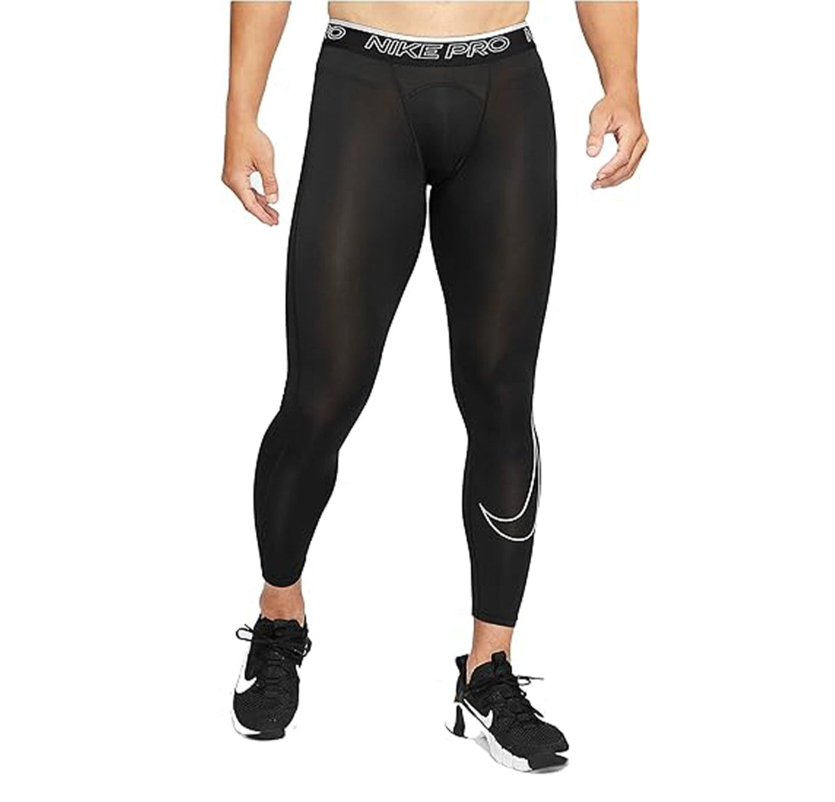 Nike Pro Dri-FIT Tights - Black product image 1, provided for visual reference and product detail review