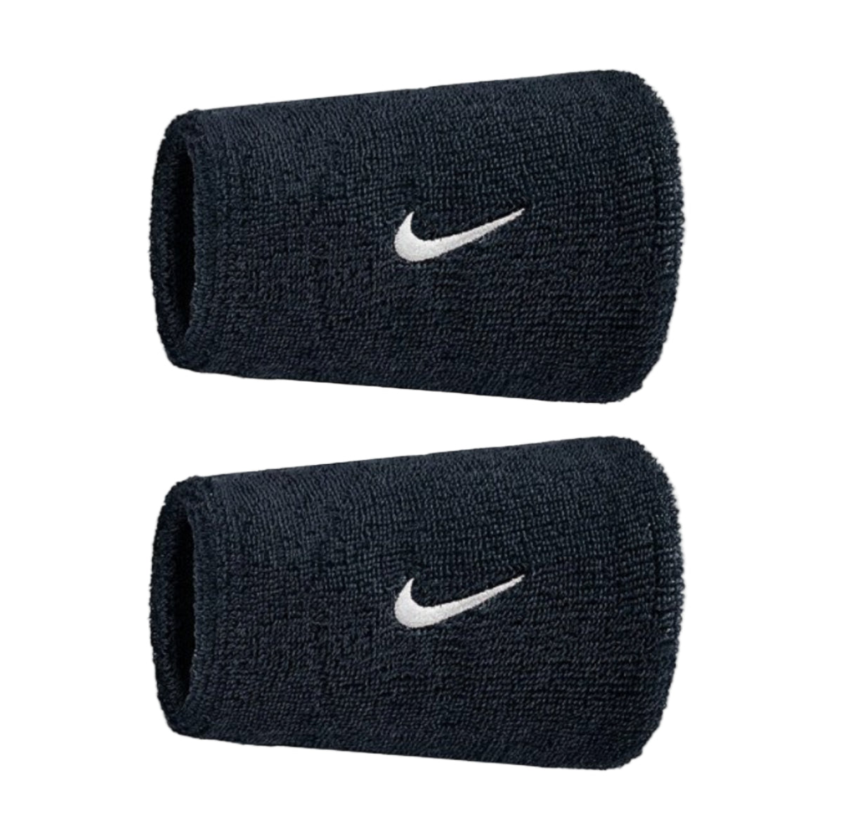 Nike Swoosh Classic Doublewide Wristbands product image 1, provided for visual reference and product detail review