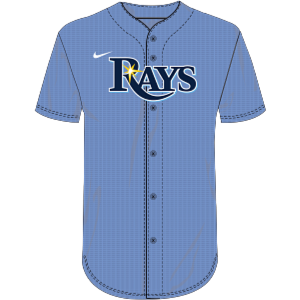 Nike Tampa Bay Rays Jersey product image 1, provided for visual reference and product detail review