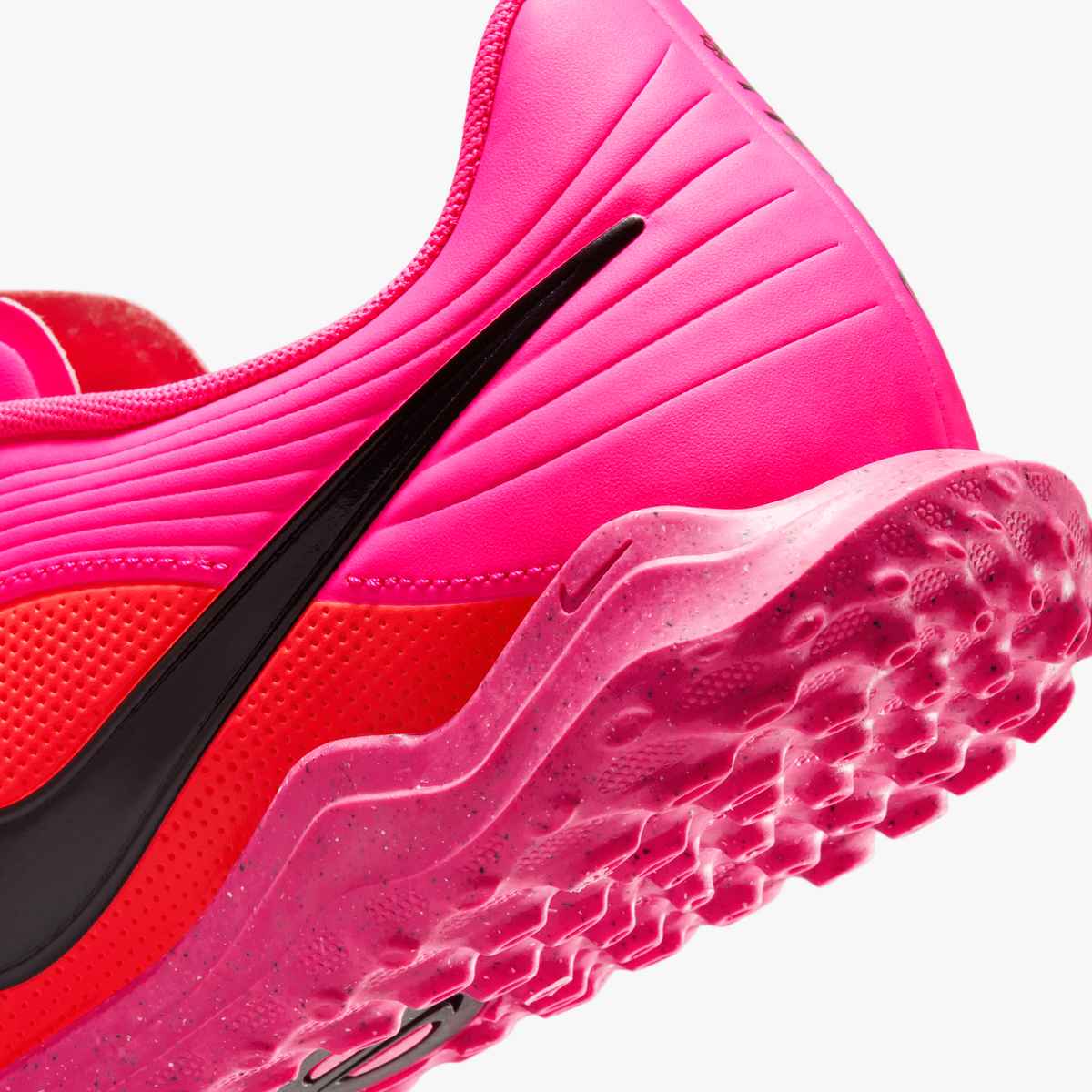 Nike Tiempo Maestro Club TF Turf Soccer Shoes – Pink/Black | IQ2330-901 product image 6, provided for visual reference and