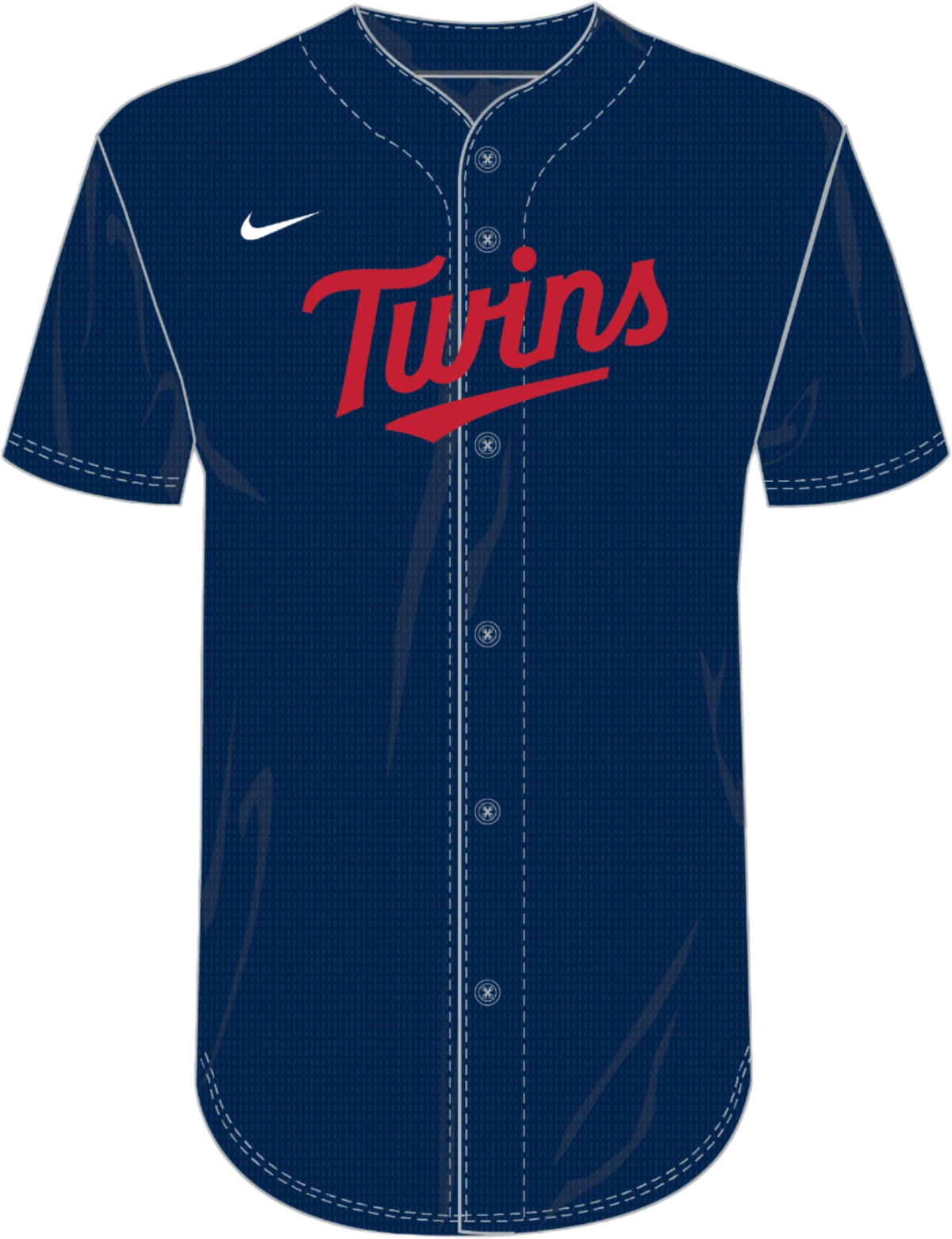 Nike Twins Jersey 2020 Navy product image 1, provided for visual reference and product detail review