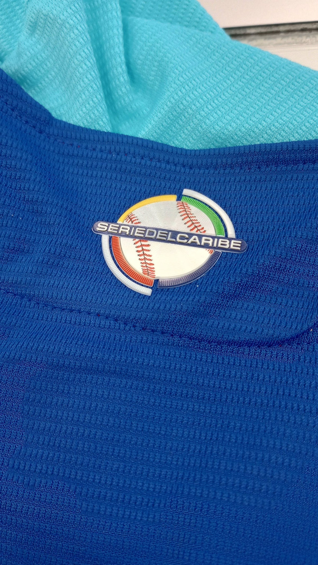 Serie del Caribe 2024 Dominicana Official Jersey - Red / Royal for Men product image 6, provided for visual reference and