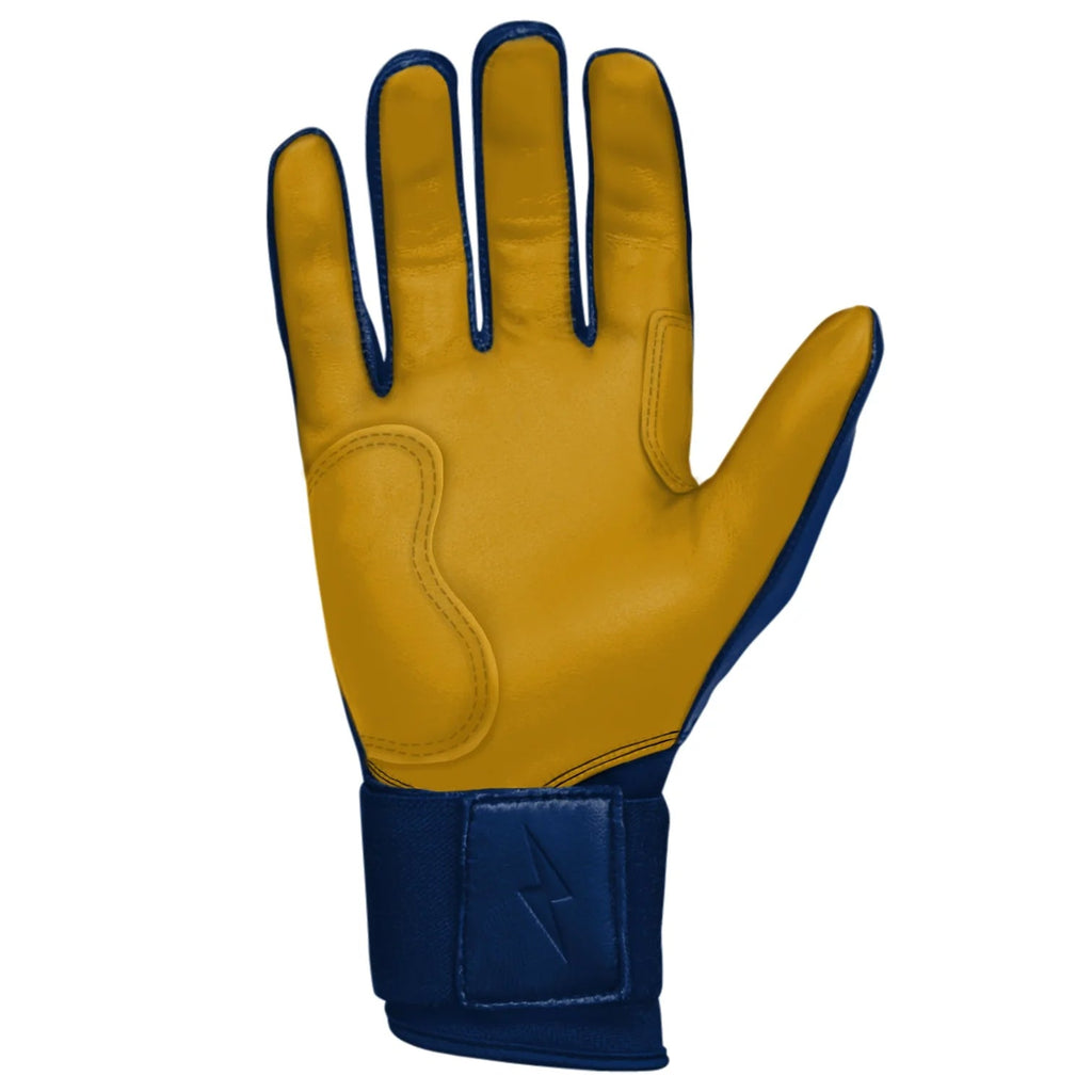 PREMIUM PRO Long Cuff Batting Gloves - NAVY product image 3, provided for visual reference and product detail review