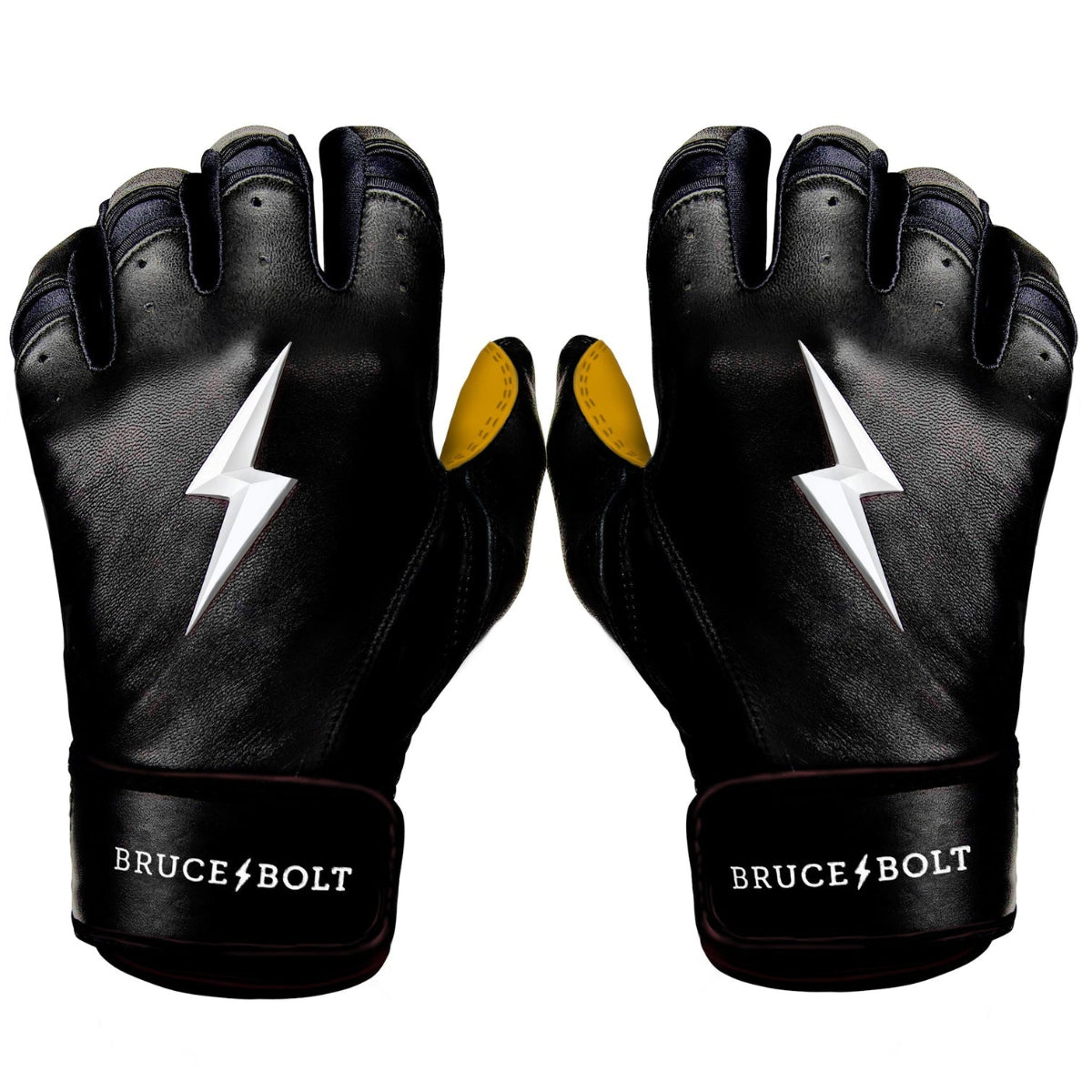 Bruce Bolt Premium Pro Short Cuff Batting Gloves product image 1, provided for visual reference and product detail review