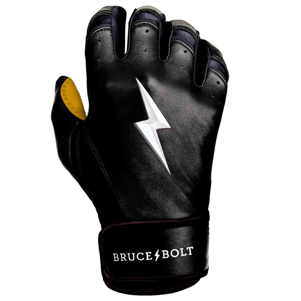 Bruce Bolt Premium Pro Short Cuff Batting Gloves product image 5, provided for visual reference and product detail review