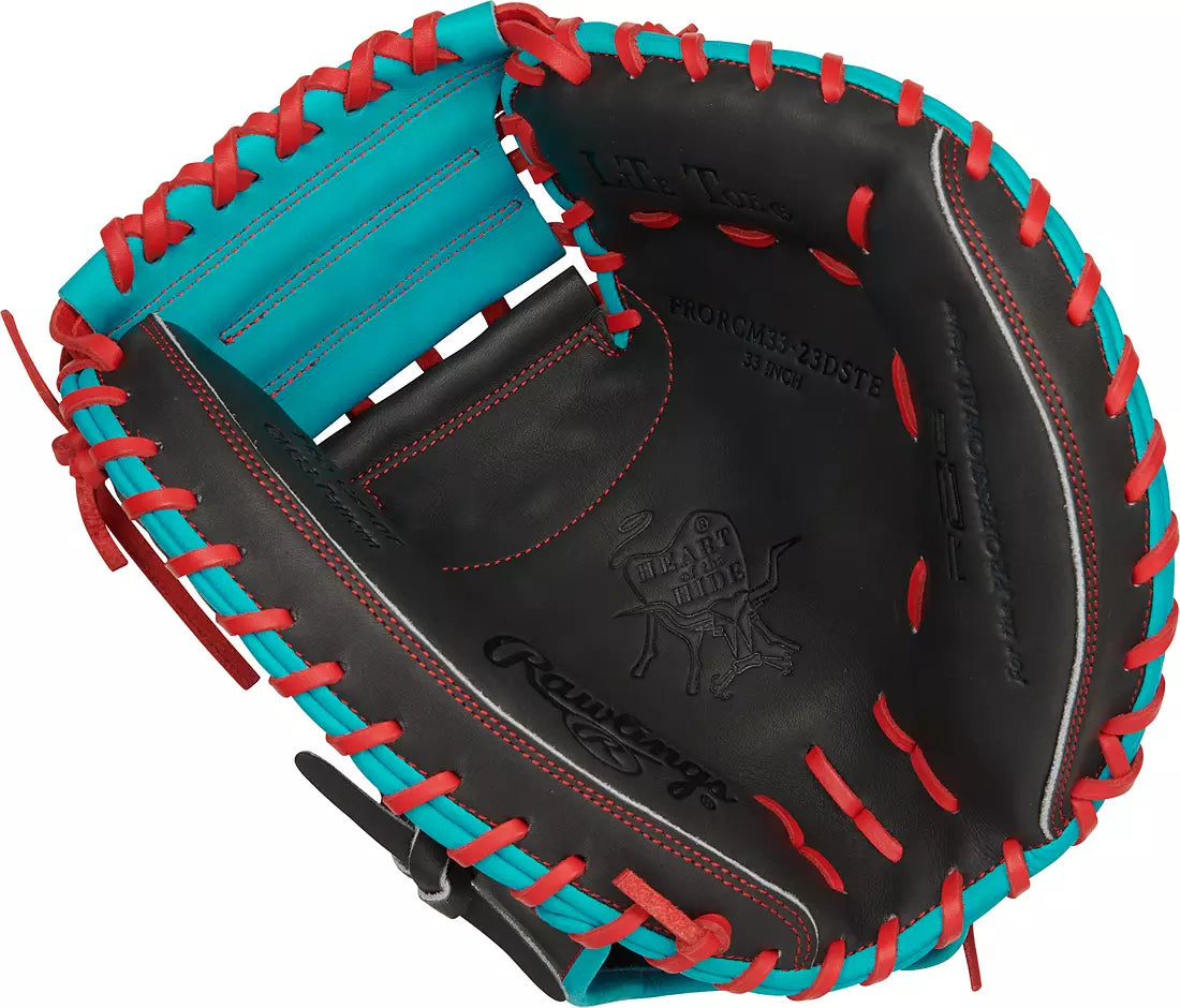 Rawlings Heart of the Hide R2G 33" Baseball Catcher's Mitt PRORCM33-23DSTE product image 4, provided for visual reference