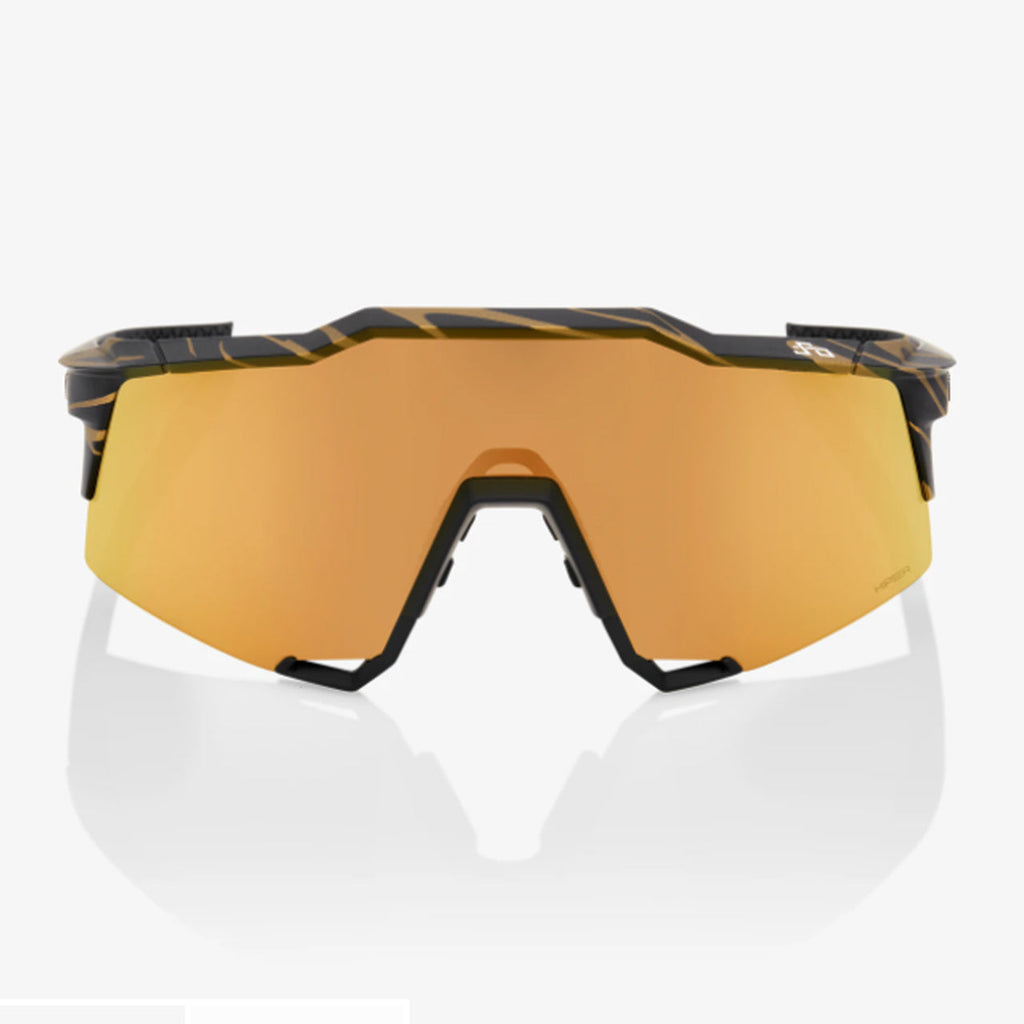 100% SPEEDCRAFT® Peter Sagan LE Metallic Gold Flake HiPER Gold Mirror + Lens product image 1, provided for visual reference
