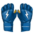 Bruce Bolt Premium Pro Long Cuff Batting - Royal product image 1, provided for visual reference and product detail review