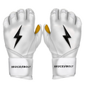 Premium Pro Long Cuff Batting Gloves - White product image 1, provided for visual reference and product detail review